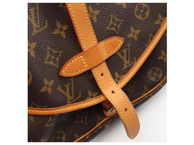 Borsa a Spalla Louis Vuitton Saumur 30 Marrone - vista 8