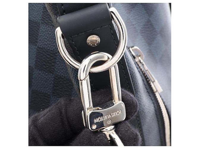 Borsa a tracolla Louis Vuitton Noe Marin Damier Cobalt Nero Multicolore - vista 10