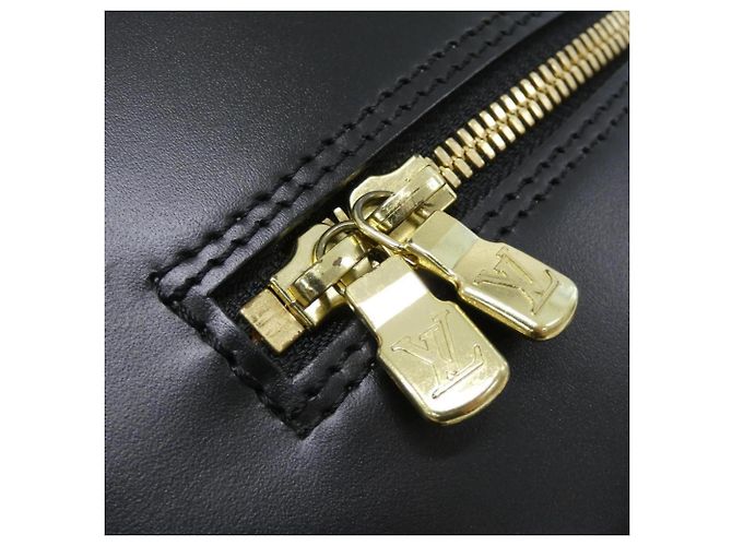 Borsa Louis Vuitton Epi Jasmine Nero - vista 5
