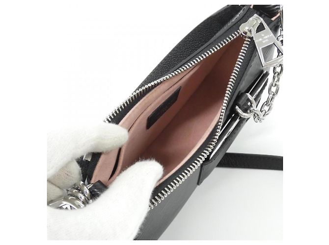 Borsa a Spalla Louis Vuitton Epi Marellini Nero - vista 8