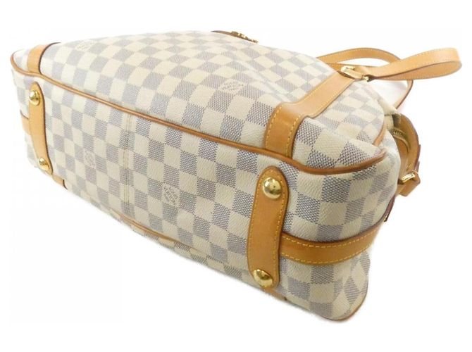 Borsa a tracolla Louis Vuitton Damier Azur Streza PM Blu - vista 3