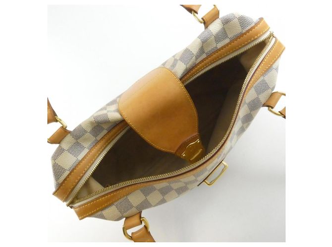 Borsa a tracolla Louis Vuitton Damier Azur Streza PM Blu - vista 7