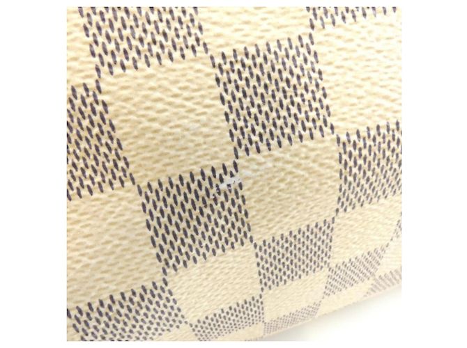 Borsa Boston Louis Vuitton Damier Azur Speedy Blu - vista 5
