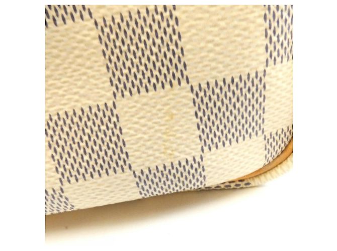 Borsa Boston Louis Vuitton Damier Azur Speedy Blu - vista 6