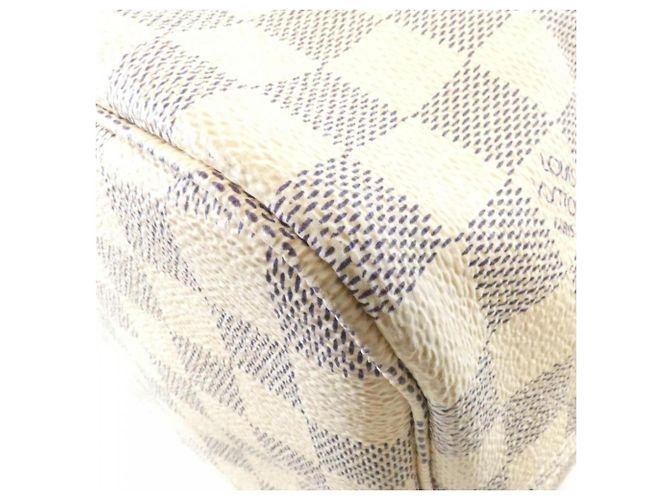 Borsa Louis Vuitton Damier Azur Neverfull MM Blu - vista 2
