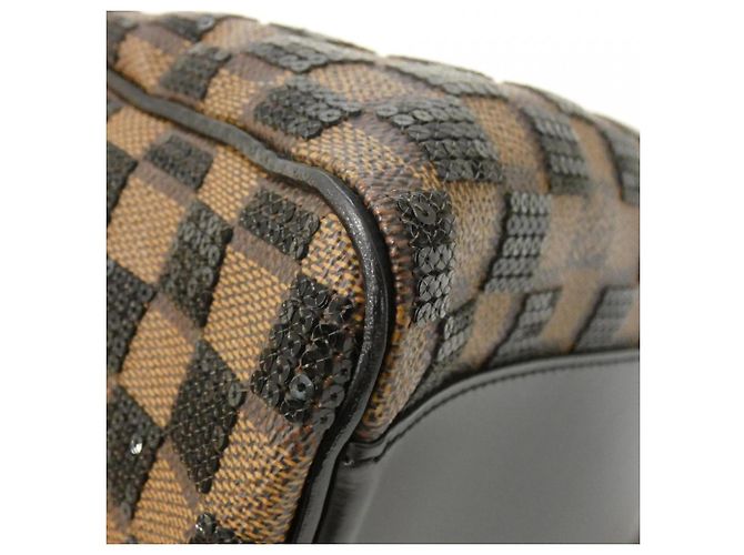 Borsa Louis Vuitton Damier Paillettes Speedy Boston Nero Damier ebene - vista 2