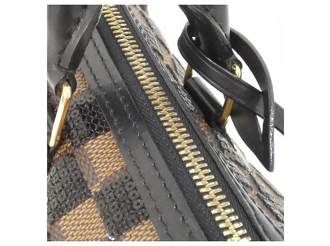 Borsa Louis Vuitton Damier Paillettes Speedy Boston Nero Damier ebene - vista 5