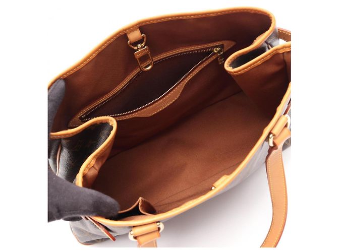 Borsa Louis Vuitton Batignolles Horizontal Marrone - vista 3