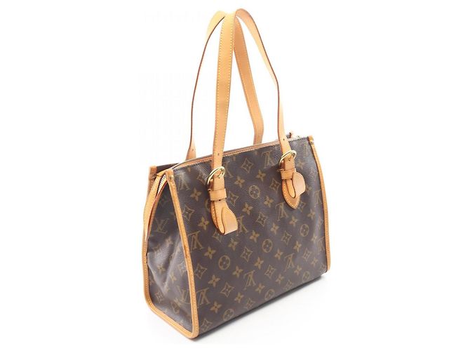 Borsa Tote Louis Vuitton Popincourt Au Marrone - vista 2
