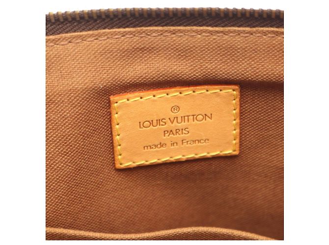 Borsa Tote Louis Vuitton Popincourt Au Marrone - vista 4