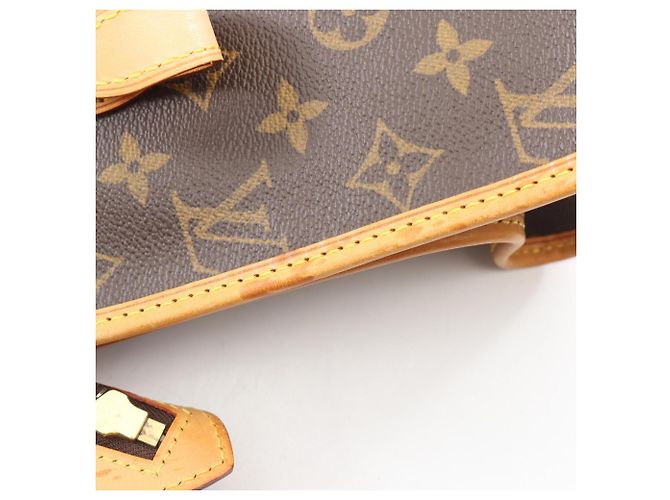 Borsa Tote Louis Vuitton Popincourt Au Marrone - vista 9