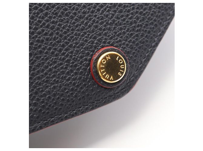 Cartera larga Bi-fold Sarah de Louis Vuitton Roja Azul marino - vista 10