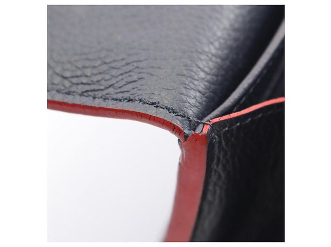 Cartera larga Bi-fold Sarah de Louis Vuitton Roja Azul marino - vista 7