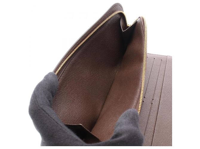 Louis Vuitton Damier Ebene Bi-fold Long Wallet Braun - Ansicht 4