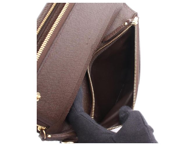 Louis Vuitton Damier Ebene Bi-fold Long Wallet Braun - Ansicht 5