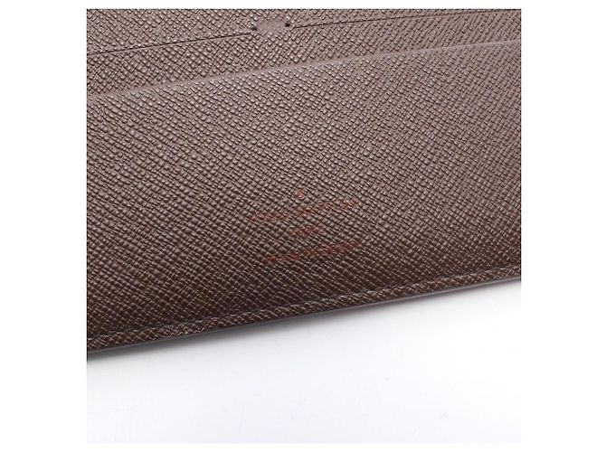 Louis Vuitton Damier Ebene Bi-fold Long Wallet Braun - Ansicht 6