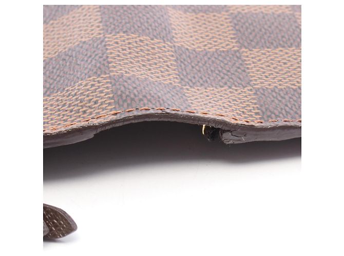 Louis Vuitton Damier Ebene Bi-fold Long Wallet Braun - Ansicht 8