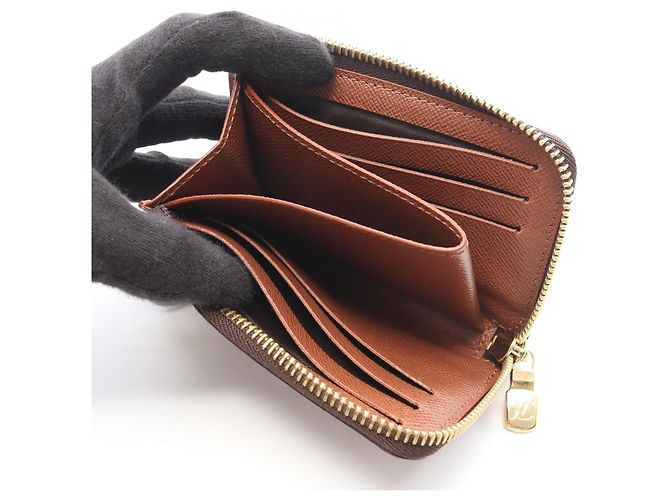 Cartera Compacta Louis Vuitton Noir Castaño - vista 3