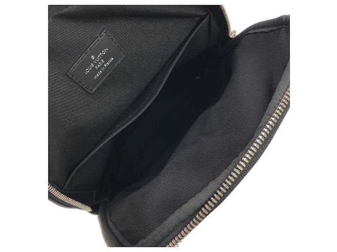 Borsa a tracolla Louis Vuitton Damier Infini Avenue Nero - vista 8