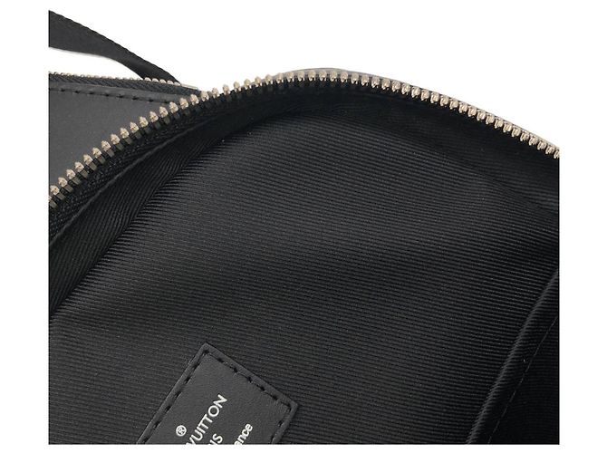 Borsa a tracolla Louis Vuitton Damier Infini Avenue Nero - vista 9