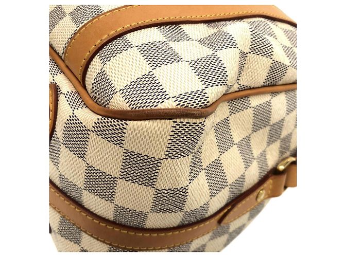 Borsa a Spalla Louis Vuitton Damier Azur Streza GM Blu - vista 3