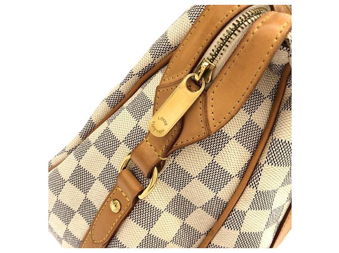 Borsa a Spalla Louis Vuitton Damier Azur Streza GM Blu - vista 4