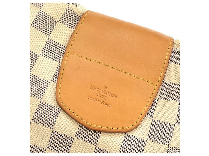 Borsa a Spalla Louis Vuitton Damier Azur Streza GM Blu - vista 5