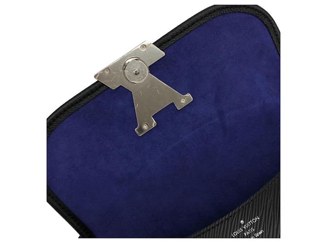 Borsa a Spalla Louis Vuitton Epi Bussy Nero - vista 8