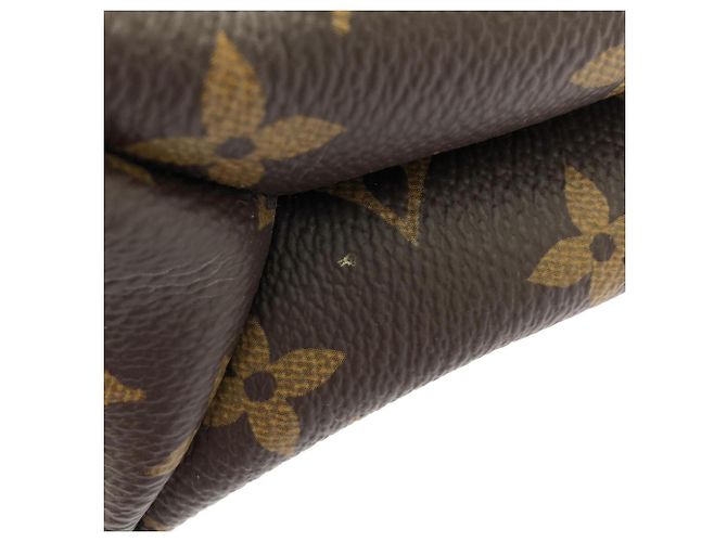 Borsa a Spalla Louis Vuitton Monogram Saint Placido Marrone Bordò - vista 4