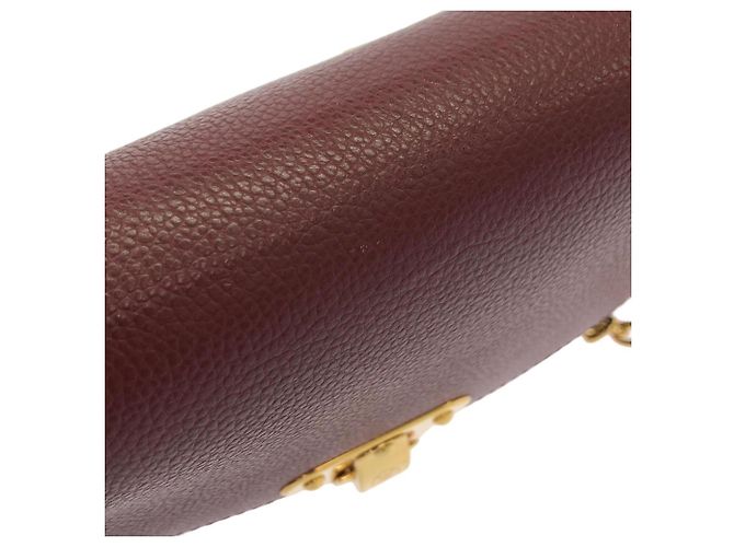 Borsa a Spalla Louis Vuitton Monogram Saint Placido Marrone Bordò - vista 6