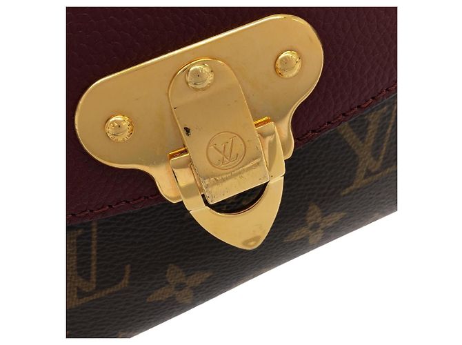 Borsa a Spalla Louis Vuitton Monogram Saint Placido Marrone Bordò - vista 7