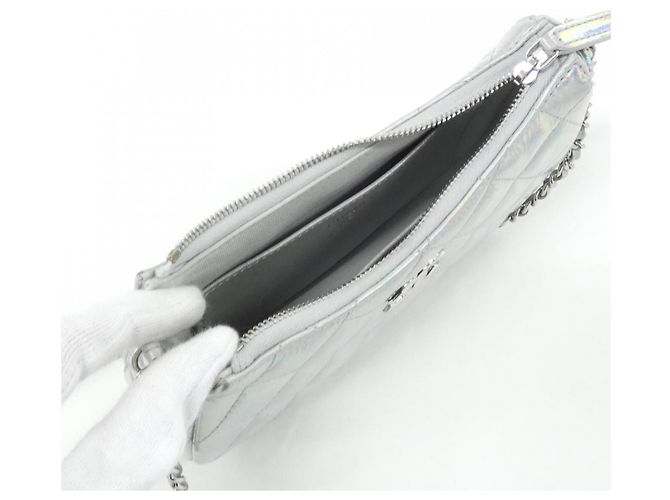 Borsa a Spalla Chanel AP3691 Argento - vista 8