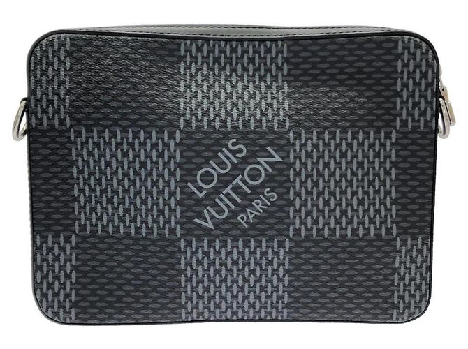 Borsa a tracolla Louis Vuitton Damier Graphite 3D Trio Damier ebene - vista 2