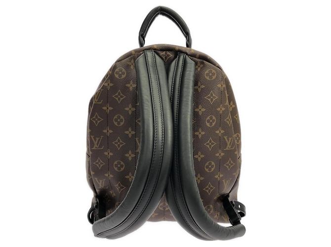 Zaino Louis Vuitton Monogram Palm Springs MM Marrone - vista 2