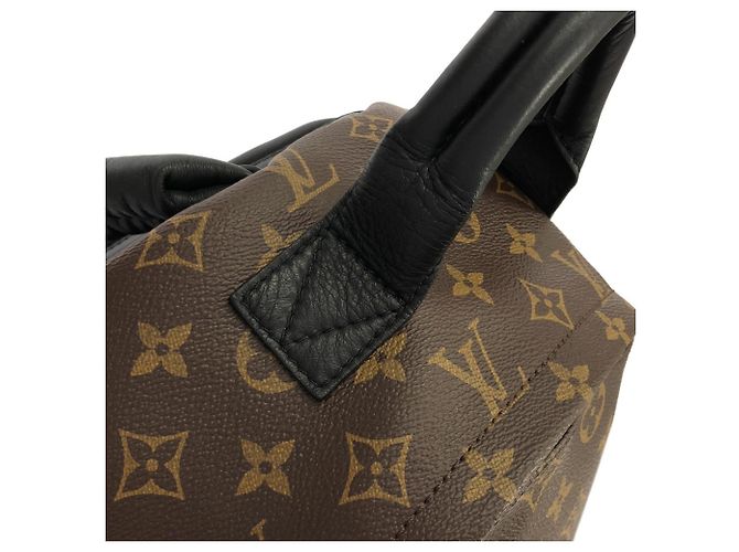 Zaino Louis Vuitton Monogram Palm Springs MM Marrone - vista 6