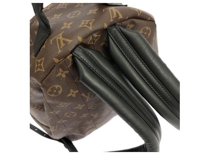 Zaino Louis Vuitton Monogram Palm Springs MM Marrone - vista 7