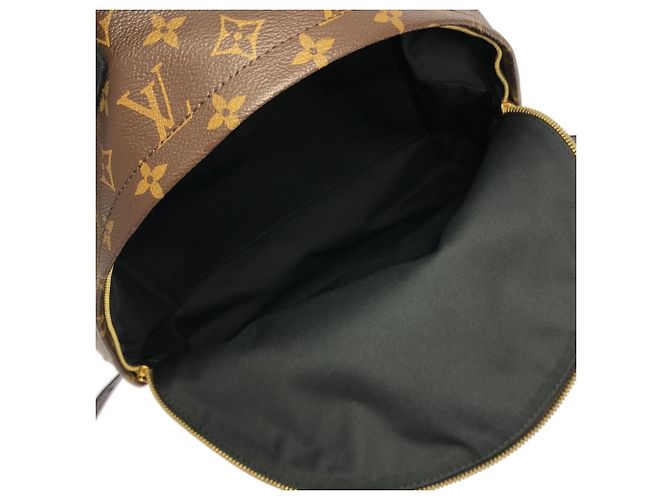 Zaino Louis Vuitton Monogram Palm Springs MM Marrone - vista 9