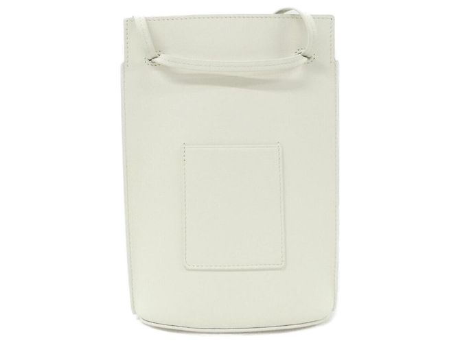 Borsa a Spalla Loewe Dice Pocket C630R12X01 Bianco - vista 2