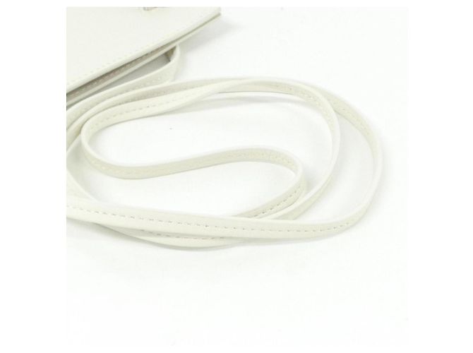Borsa a Spalla Loewe Dice Pocket C630R12X01 Bianco - vista 6