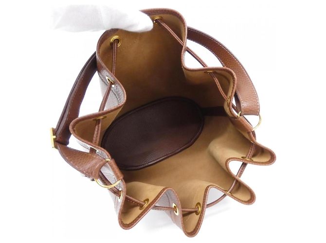 Hermès Borsa a Spalla Hermes Market GM Marrone - vista 6