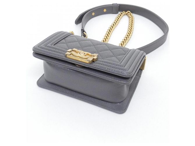 Borsa a Spalla Chanel Boy Line 67364 Marrone - vista 3