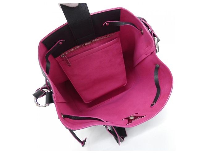 Louis Vuitton Lockme Bucket Schultertasche Schwarz - Ansicht 9
