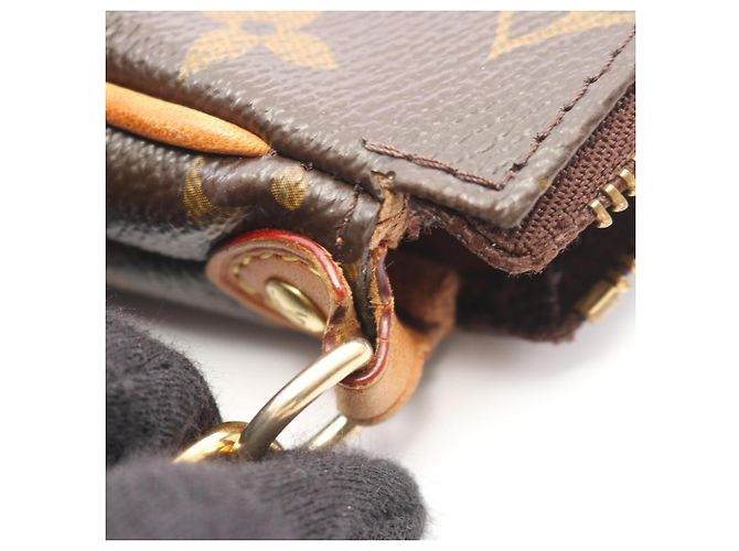 Borsa a tracolla 2-Way Louis Vuitton Eva Monogram Marrone - vista 8