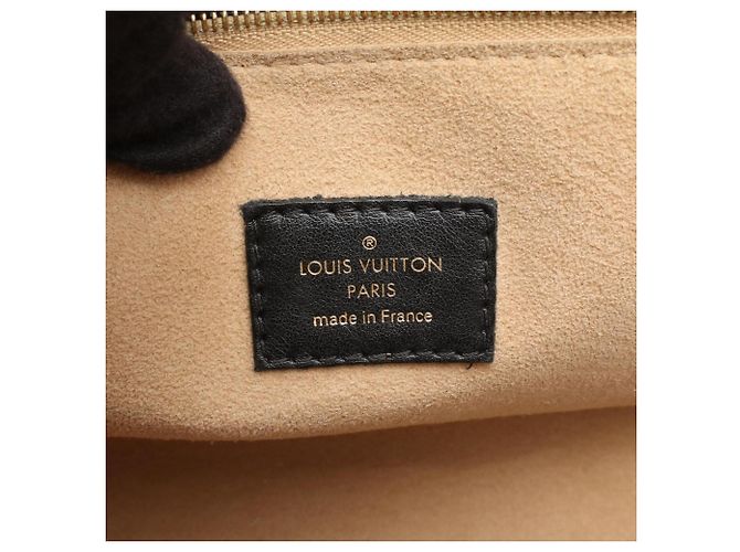 Borsa Louis Vuitton On My Side MM Monogram Laurier Marrone Crudo Cachi - vista 4