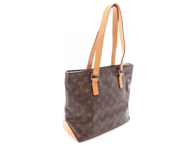 Borsa a Spalla Louis Vuitton Cabas Piano Marrone - vista 2
