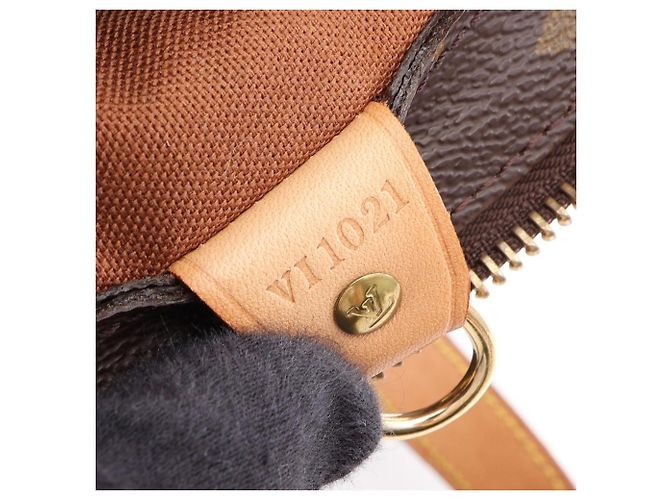Borsa a Spalla Louis Vuitton Cabas Piano Marrone - vista 5