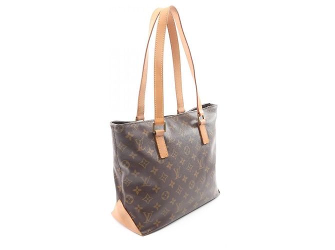 Borsa a Spalla Louis Vuitton Cabas Piano Marrone - vista 2