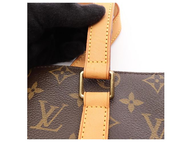 Borsa Cabas Louis Vuitton Cabas Mezzo Monogram Marrone - vista 12