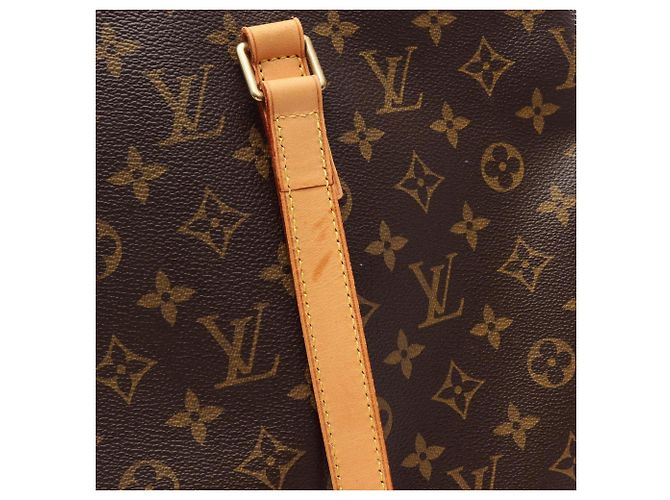 Borsa Cabas Louis Vuitton Cabas Mezzo Monogram Marrone - vista 13