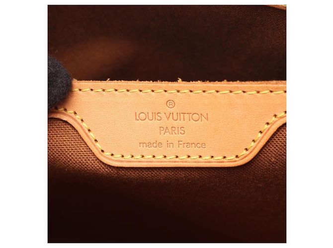 Borsa Cabas Louis Vuitton Cabas Mezzo Monogram Marrone - vista 4